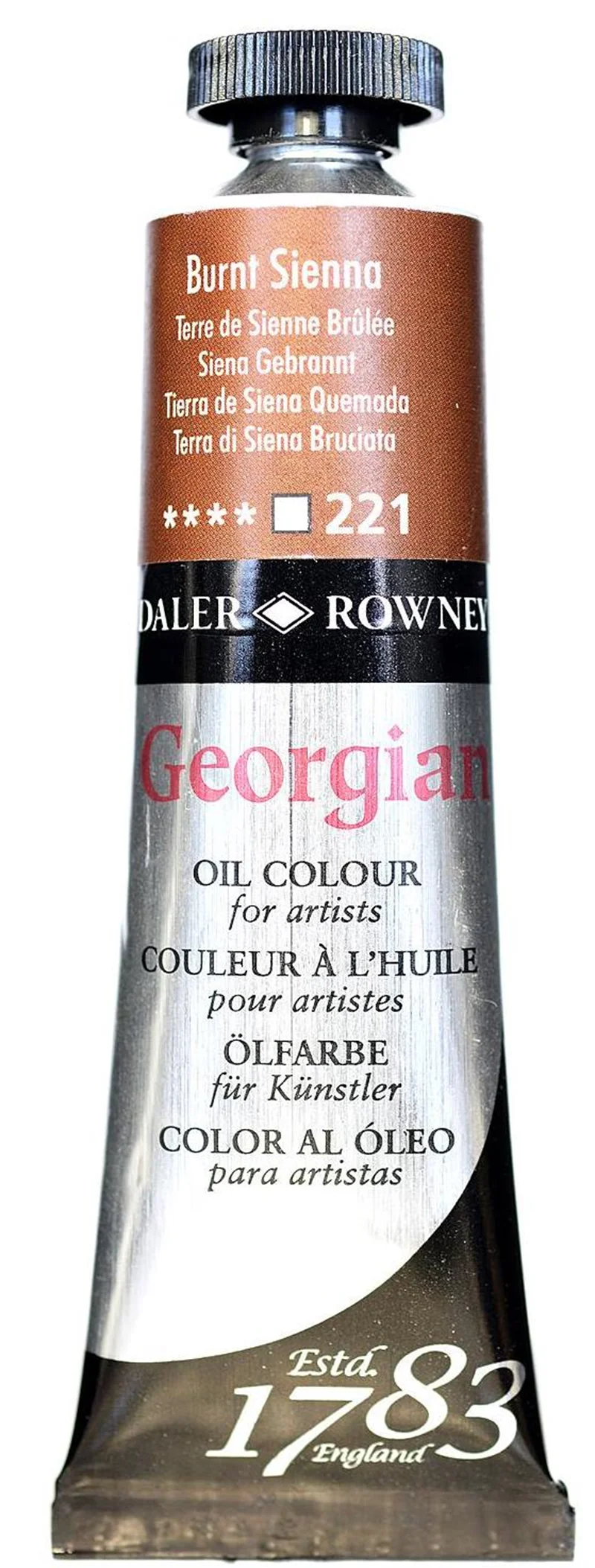 DALER ROWNEY YAĞLI BOYA GEORGIAN GOC SERİSİ 38 ML BURNT SIENNA 111014221