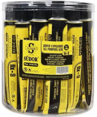 SÜDOR YAPIŞTIRICI FIX SOLVENT BAZLI NO: 9 40gr SD409