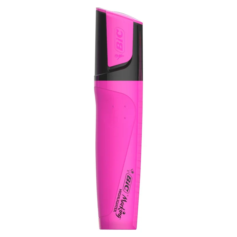 PASİF BIC FOSFORLU KALEM FLAT 12 Lİ PEMBE 968586