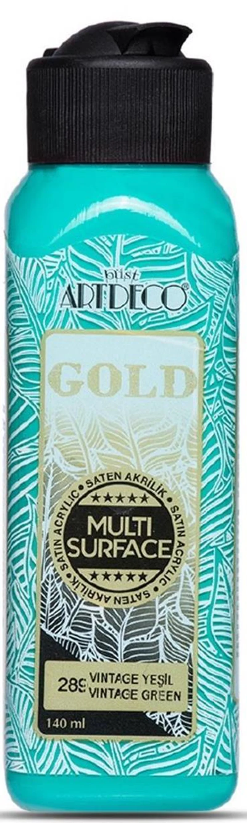 ARTDECO AKRİLİK BOYA GOLD MULTI-SURFACE 140 ML VİNTAGE YEŞİL Y-G70R-289
