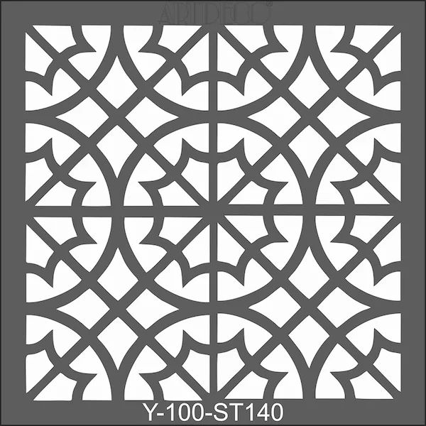 ARTDECO STENCIL 30x30 CM FAS BORDÜR-2 Y-100-ST140