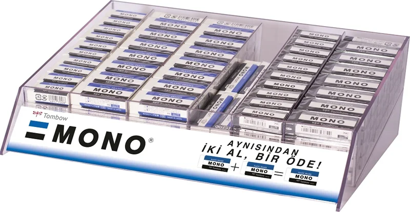 TOMBOW SİLGİ MONO STANDLI SET (190 ADET) T-A-T17 MONO