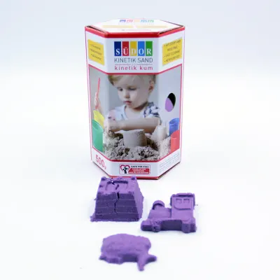 SÜDOR KİNETİK KUM KUTULU 500 G LİLA KS01-8