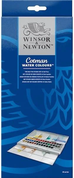 W&amp;N SULU BOYA COTMAN SET 45 x YARIM TABLET STUDIO WN-0390471