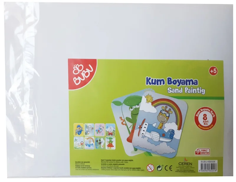BU-BU KUM BOYAMA SETİ POŞETLİ BUBU-KB0006