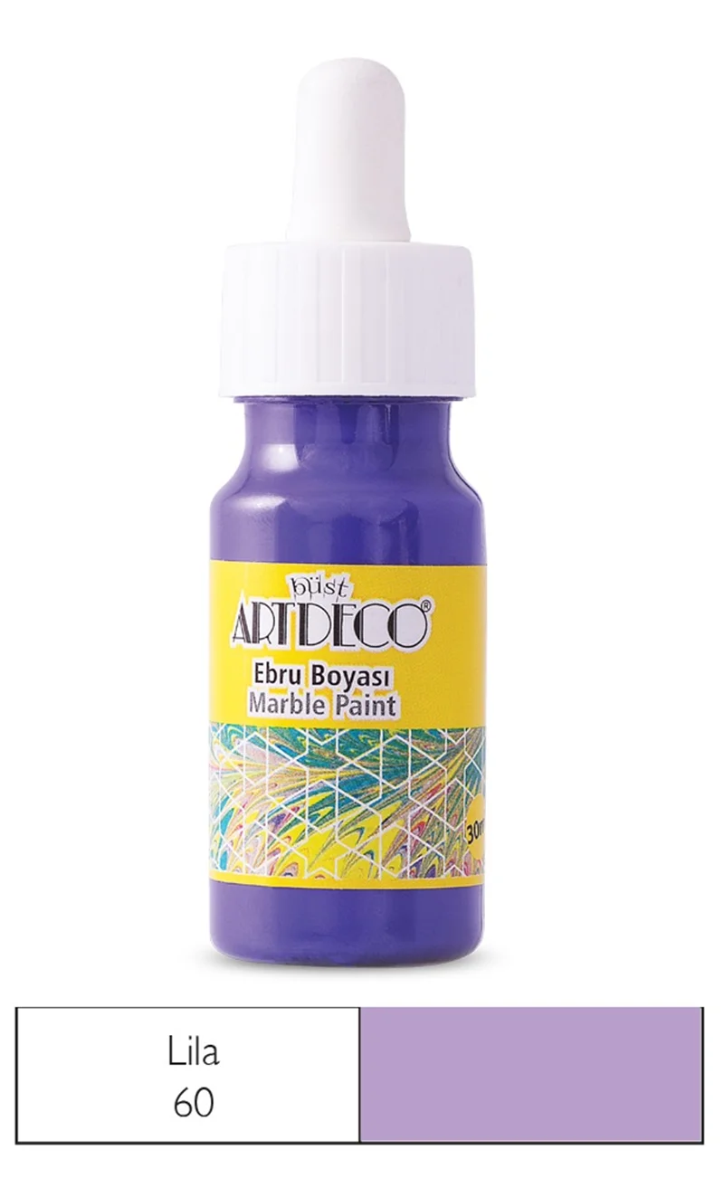 ARTDECO EBRU BOYASI 30 ML (DAMLALIKLI) LİLA Y-016B -60