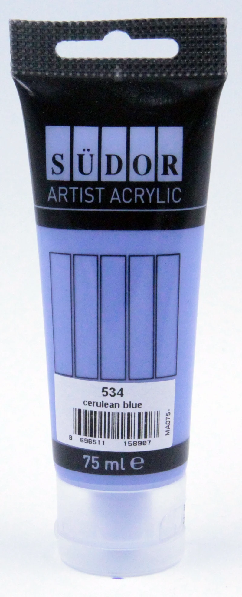 SÜDOR AKRİLİK BOYA TÜP 75 ML AÇIK MAVİ 534