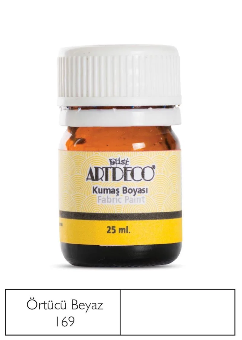 ARTDECO KUMAŞ BOYASI 25 ML ÖRTÜCÜ BEYAZ Y-010A-169