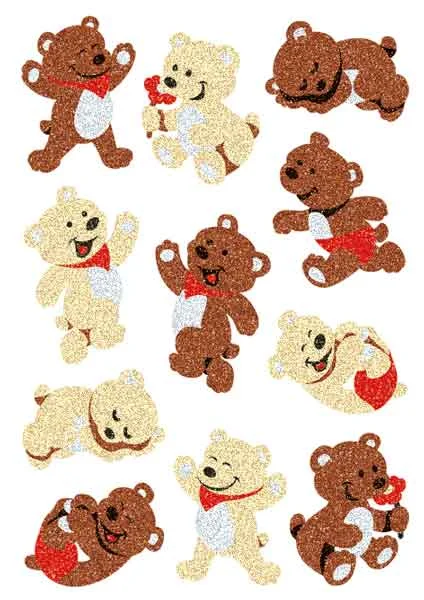 HERMA ETİKET MAGIC GLITTERY AYICIKLAR 3271