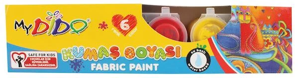 SÜDOR MYDİDO KUMAŞ BOYASI SET 6x22 ML MY99