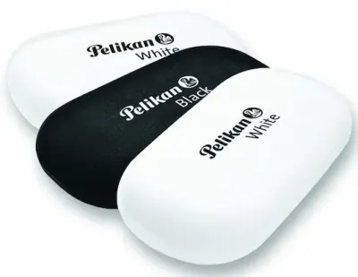 PELİKAN SİLGİ OVAL SİYAH-BEYAZ 20 Lİ 621185