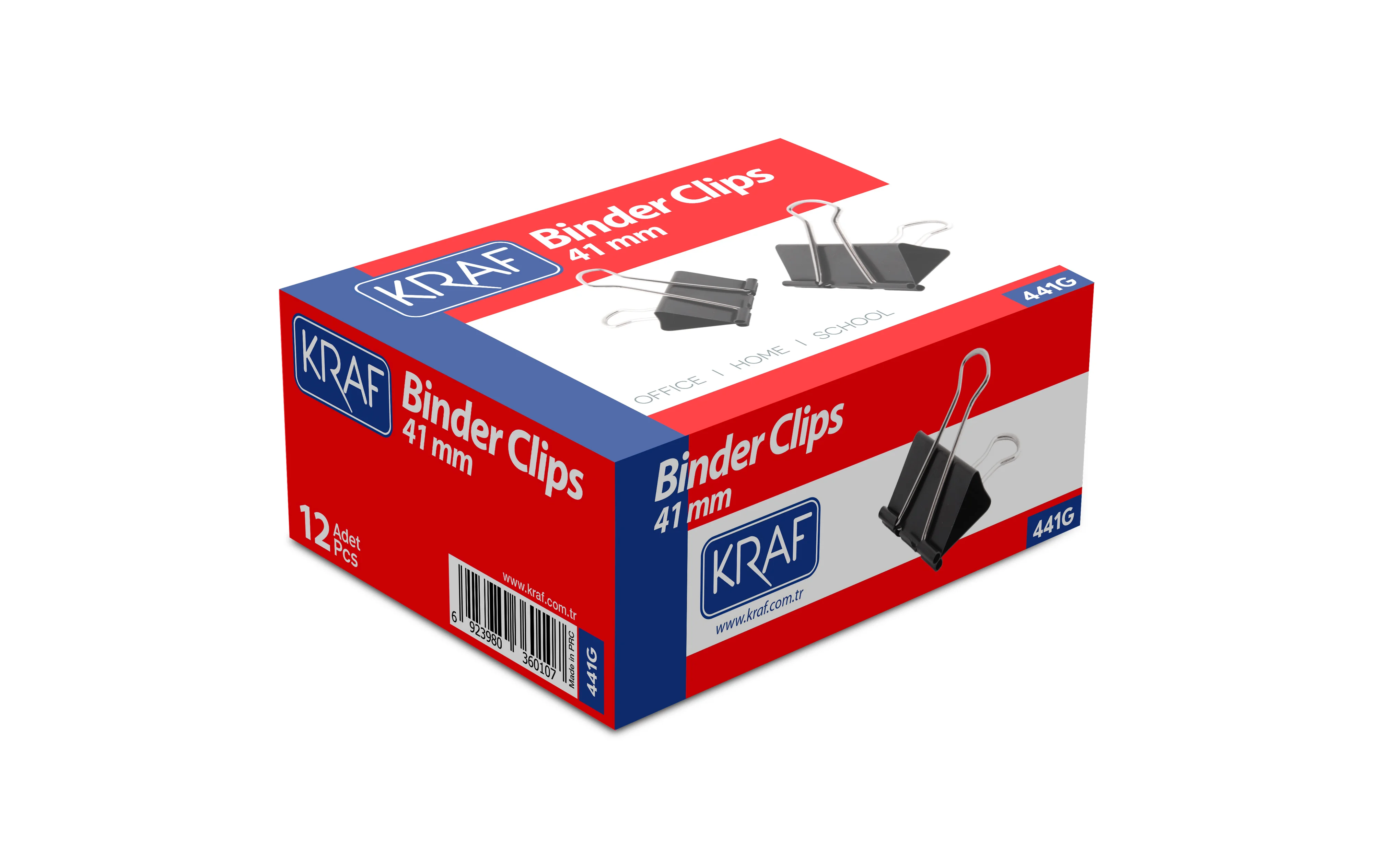 KRAF BINDER CLIPS 41 MM 441G 12 Lİ