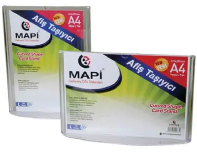 MAPİ AFİŞ TAŞIYICI T TİPİ 105x148 A6 DİK.534 20 06