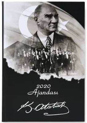 LİZ AJANDA 17x24 ATATÜRK KUŞE KAPAK AJATA