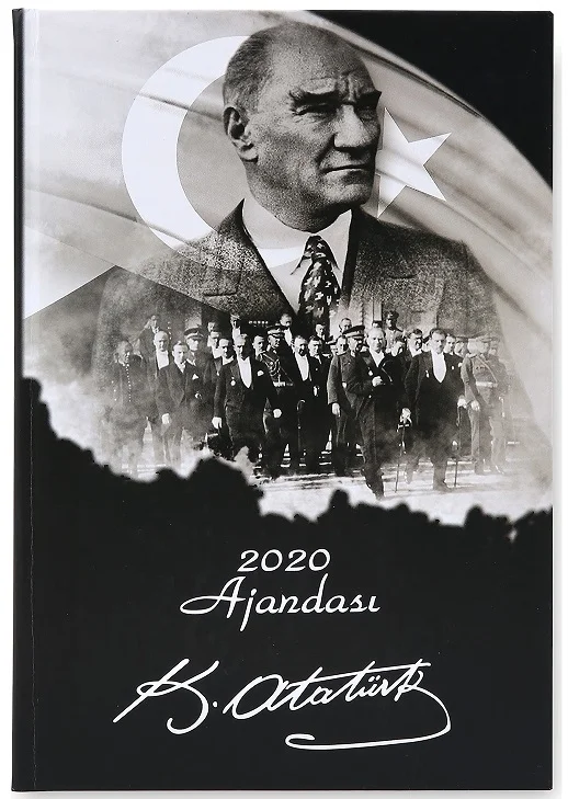 LİZ AJANDA 17x24 ATATÜRK KUŞE KAPAK AJATA