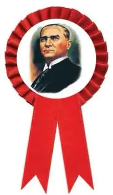BUKET ROZET KURDELALI ATATÜRK 12Lİ BKT-629