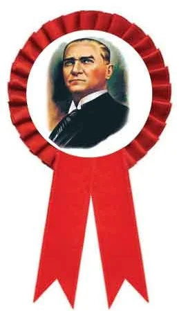 BUKET ROZET KURDELALI ATATÜRK 12Lİ BKT-629