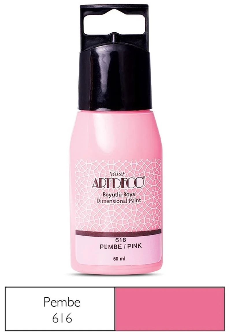ARTDECO BOYUTLU BOYA 60 ML PEMBE Y-042C-616