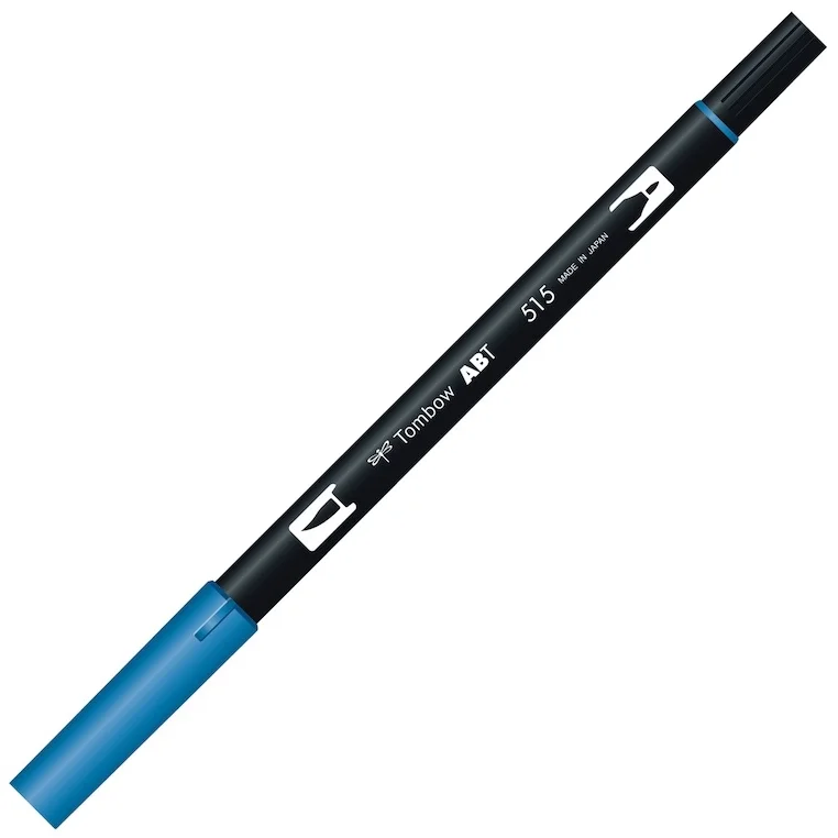 TOMBOW AB-T DUAL BRUSH PEN GRAFİK KALEMİ LIGHT BLUE (515) T-AB-T 515