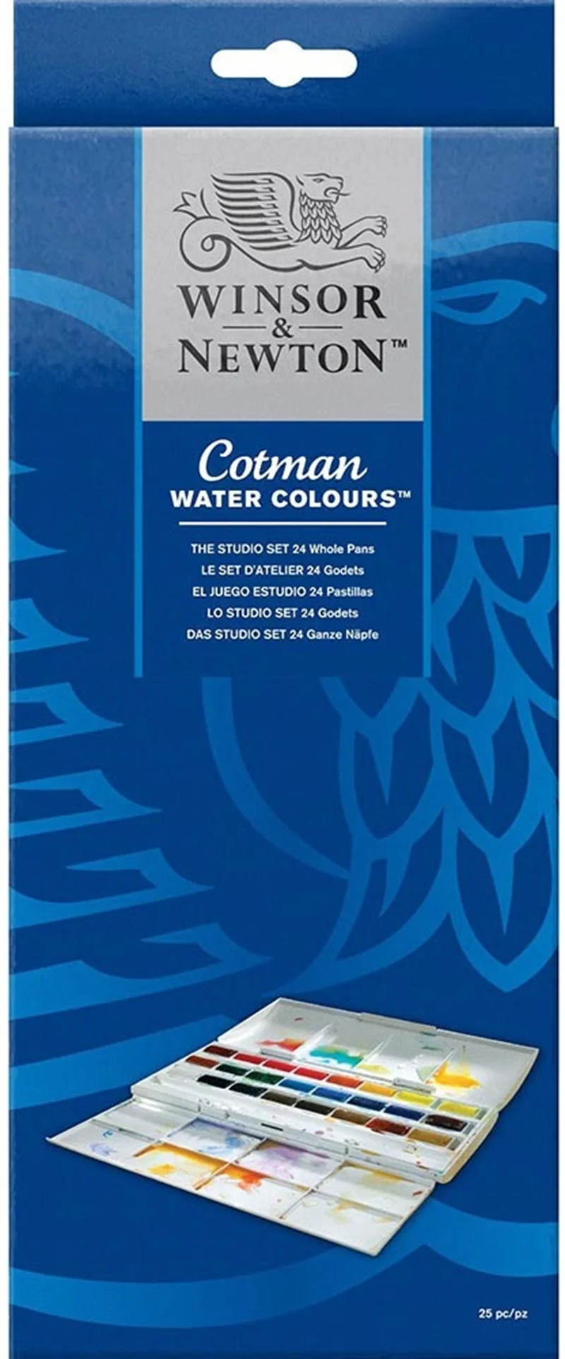 W&amp;N SULU BOYA COTMAN SET 24 x YARIM TABLET STUDIO WN-0390084