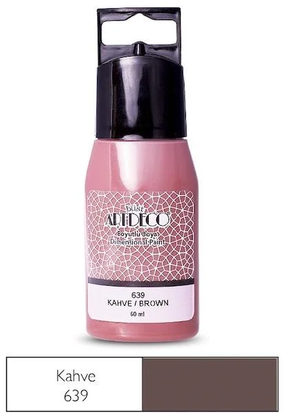 ARTDECO BOYUTLU BOYA 60 ML KAHVE Y-042C-639