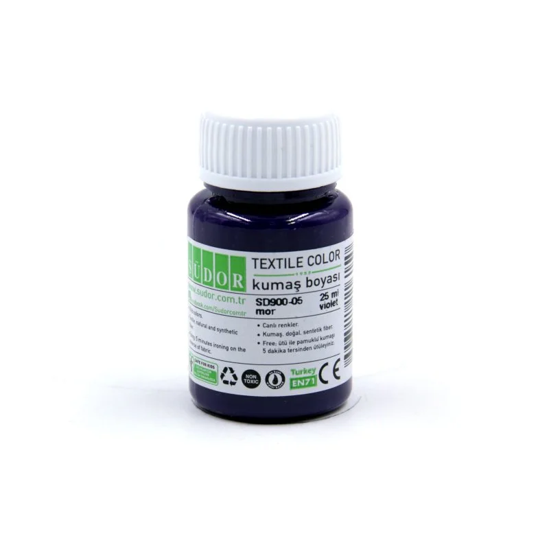 SÜDOR KUMAŞ BOYASI 25 ML MOR SD900-05