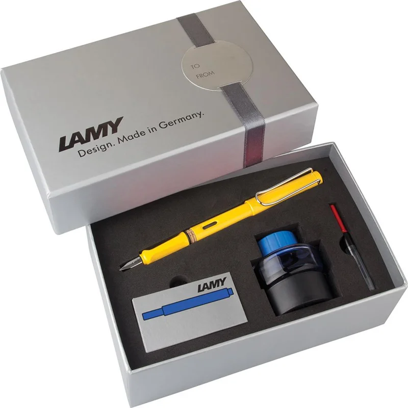 LAMY DOLMA KALEM SAFARI SETİ SARI M UÇ 18DS-M