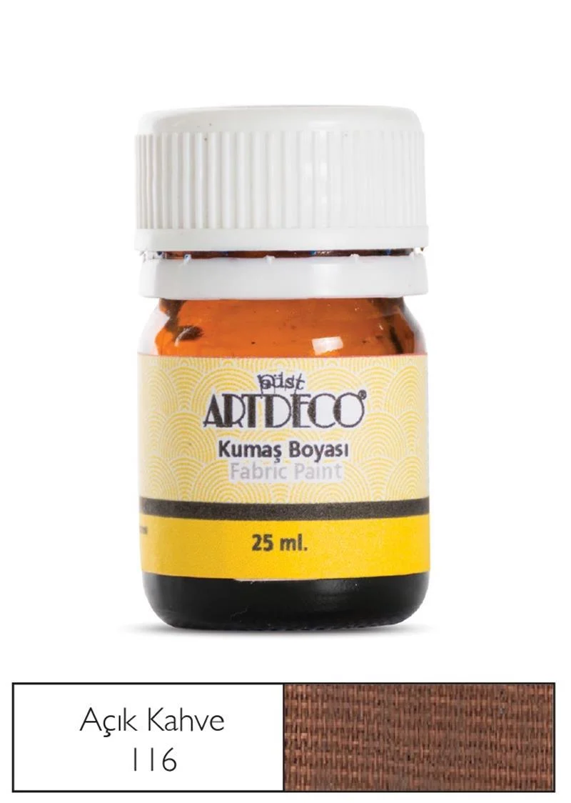 ARTDECO KUMAŞ BOYASI 25 ML AÇIK KAHVERENGİ Y-010A-116