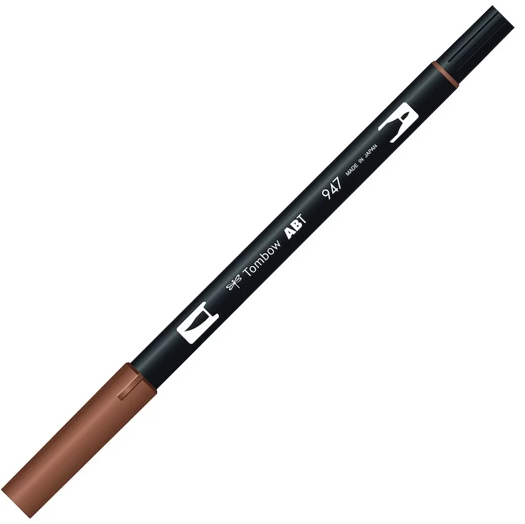 TOMBOW AB-T DUAL BRUSH PEN GRAFİK KALEMİ BURNT SIENNA (947) T-AB-T 947