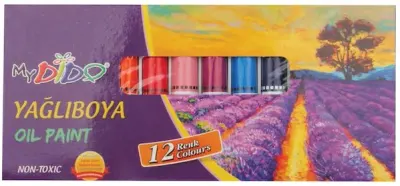 PASİF SÜDOR MYDİDO YAĞLI BOYA SET 12x9 ML TÜP MY74