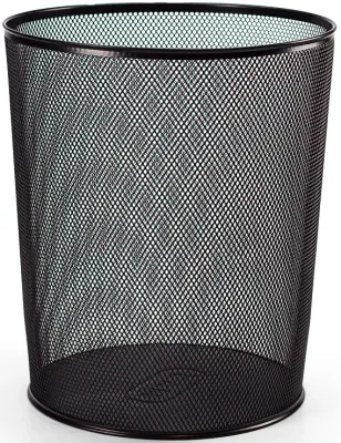 MAS ÇÖP KOVASI METAL TAM DELİKLİ 10 LT SİYAH 854