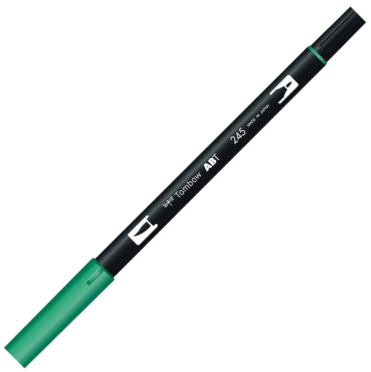 TOMBOW AB-T DUAL BRUSH PEN GRAFİK KALEMİ SAP GREEN (245) T-AB-T 245