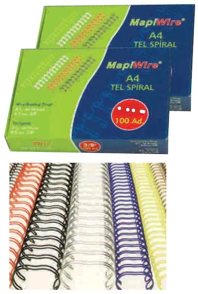 MAPİ SPİRAL TEL 2:1 7/8 M.MAVİ 50Lİ 210 12 54