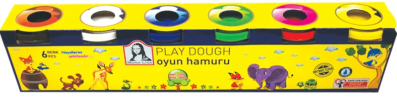 SÜDOR OYUN HAMURU MONALİSA 6 RENK SD246