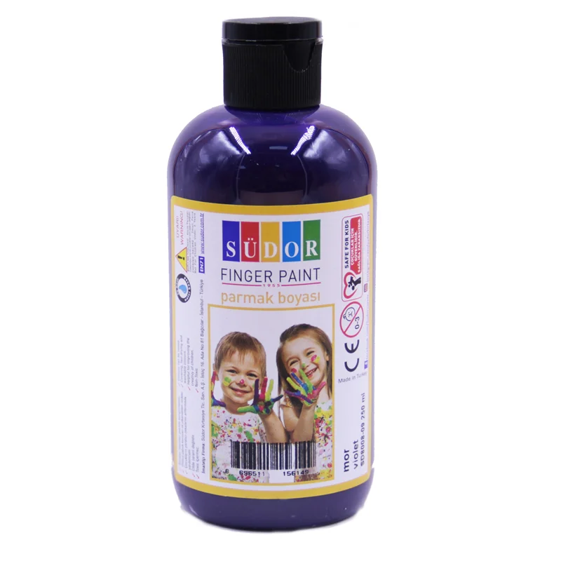 SÜDOR PARMAK BOYASI 250 ML MOR SD8008-09
