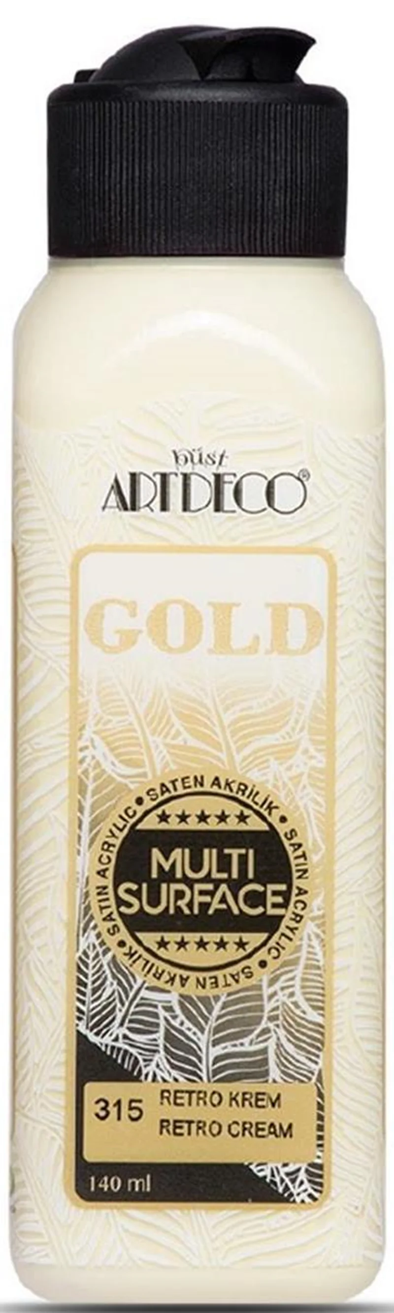 ARTDECO AKRİLİK BOYA GOLD MULTI-SURFACE 140 ML RETRO KREM Y-G70R-315