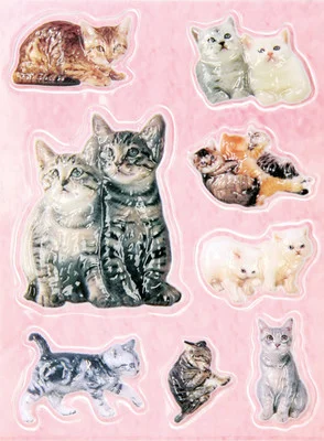HERMA ETİKET MAGIC POP-UP KEDİLER 6847