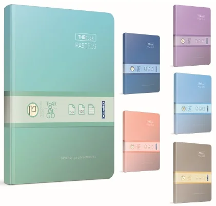 GIPTA DEFTER THEBOOK PASTELS 20x28 İPLİK DİKİŞLİ SERT KAPAK 296 YP. KARELİ 3484