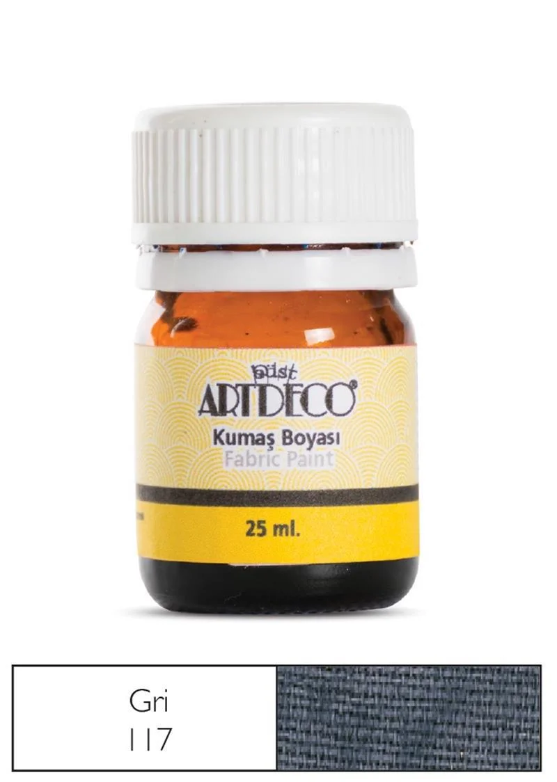 ARTDECO KUMAŞ BOYASI 25 ML GRİ Y-010A-117