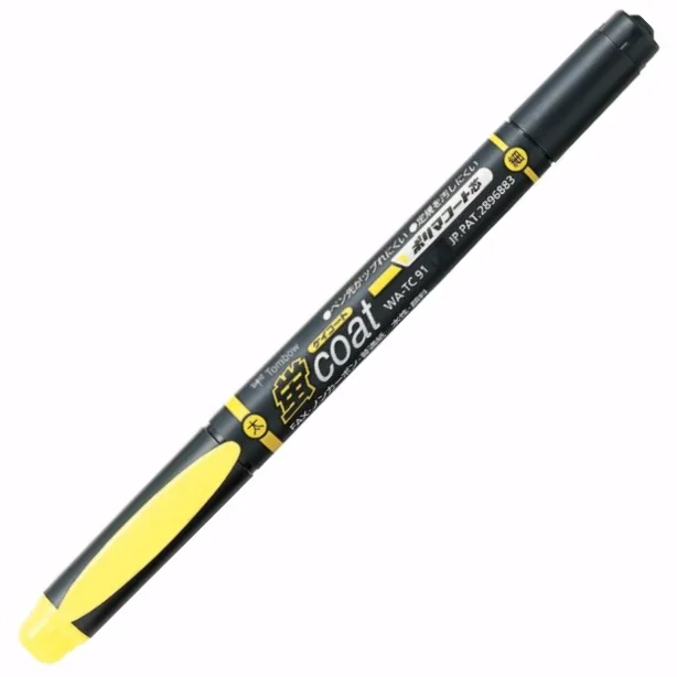 TOMBOW FOSFORLU KALEM KEI-COAT ÇİFT UÇLU SARI T-WA-TC 91