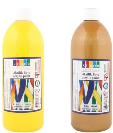 SÜDOR AKRİLİK BOYA 250 ML KROM SARI SD1008-02
