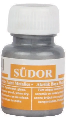 SÜDOR AKRİLİK BOYA 25 ML GÜMÜŞ SD110-13