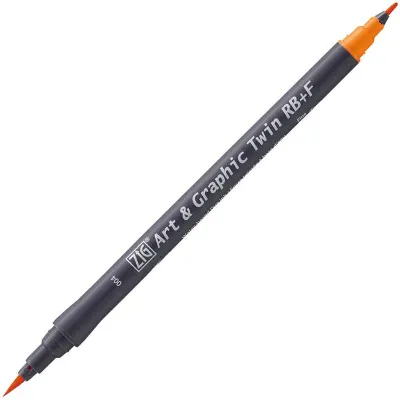 ZIG ART&amp;GRAPHIC TWIN RB TUT-95 4 ORANGE
