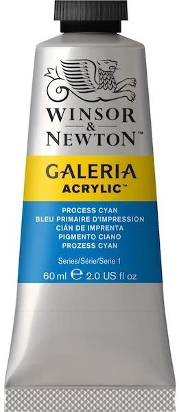 W&amp;N AKRİLİK BOYA GALERIA 60 ML PROCESS CYAN 535 WN-2120535