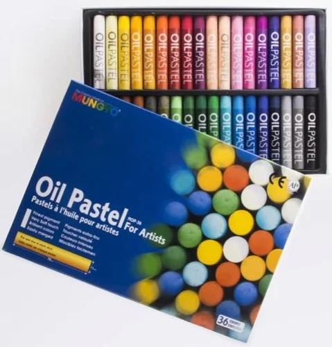 MUNGYO PASTEL BOYA GALLERY YUVARLAK YAĞLI 36 LI MOP-36