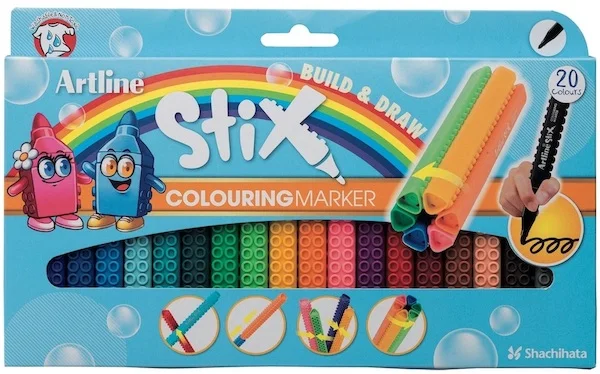 ARTLINE KEÇELİ KALEM STIX COLOURING MARER SET 20 RENK A-ETX-300.20WK