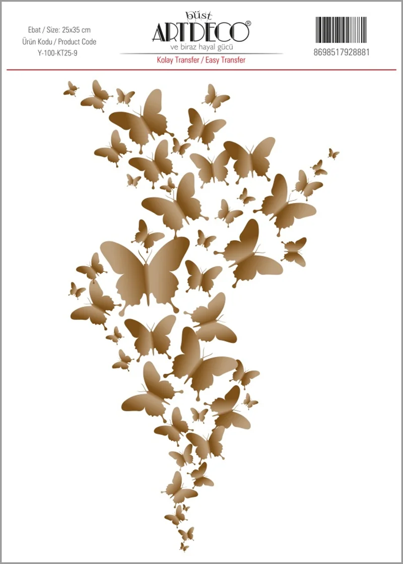 ARTDECO KOLAY TRANSFER 25x35 CM NO:09 Y-100-KT25-9