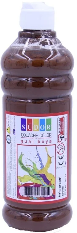 SÜDOR GUAJ BOYA 500 ML KAHVE SD509-12