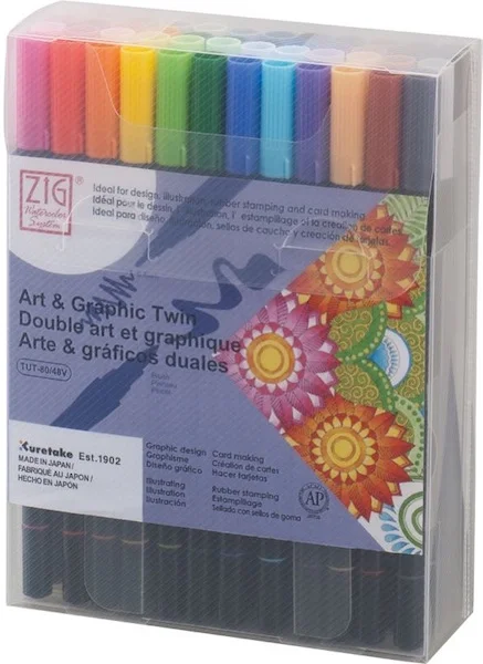 ZIG ART&amp;GRAPHIC TWIN TUT-80/48V 48 Lİ
