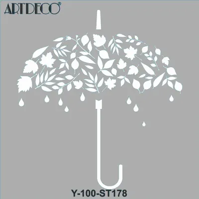 ARTDECO STENCIL 30x30 CM SONBAHAR ŞEMSİYESİ Y-100-ST178